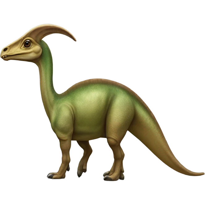 realistic Parasaurolophus  emoji
