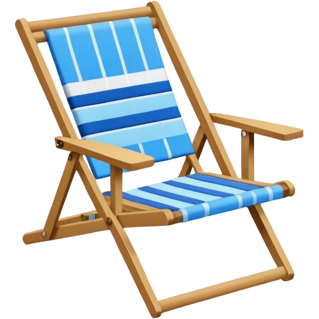 silla de playa emoji