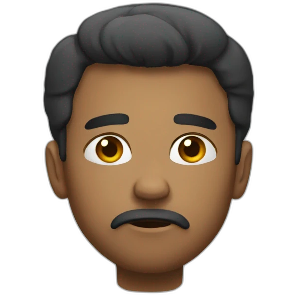 disappointed but approved emoji
