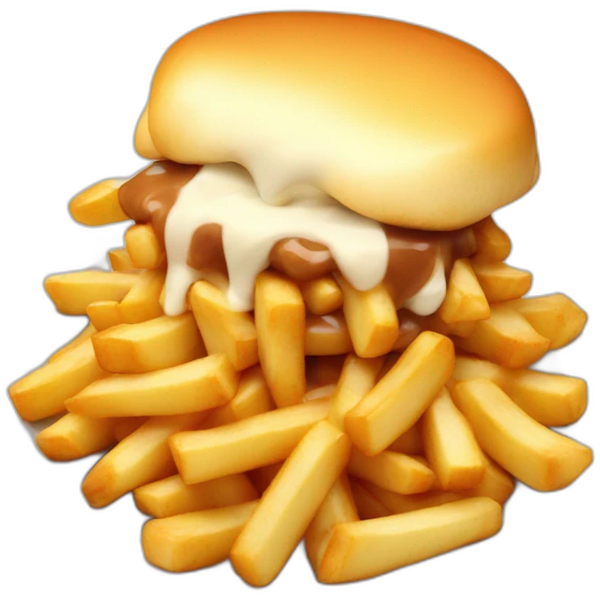 Poutine qui dort emoji