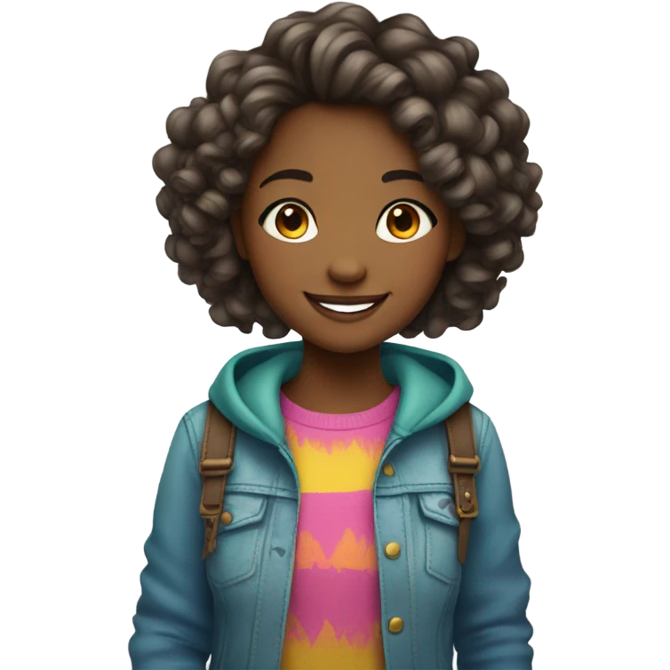 Cute girl emoji