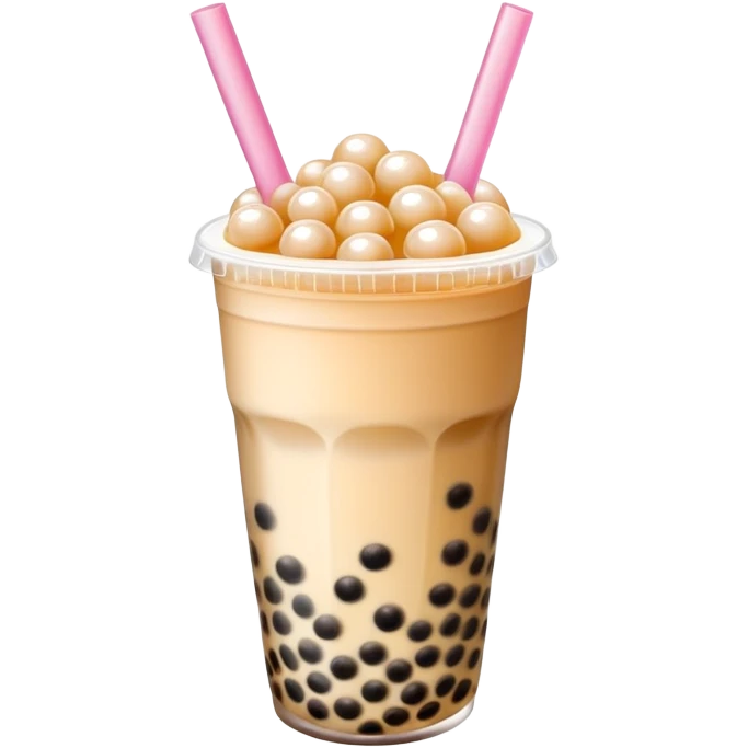 bubble tea with tapioca pearls emoji