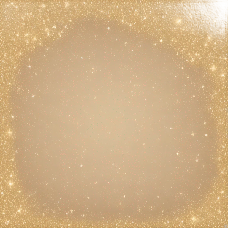 Sparkly glossy beige crescent emoji