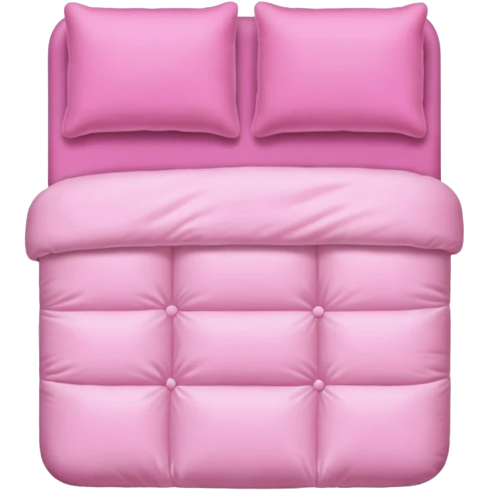 pink bed topview emoji