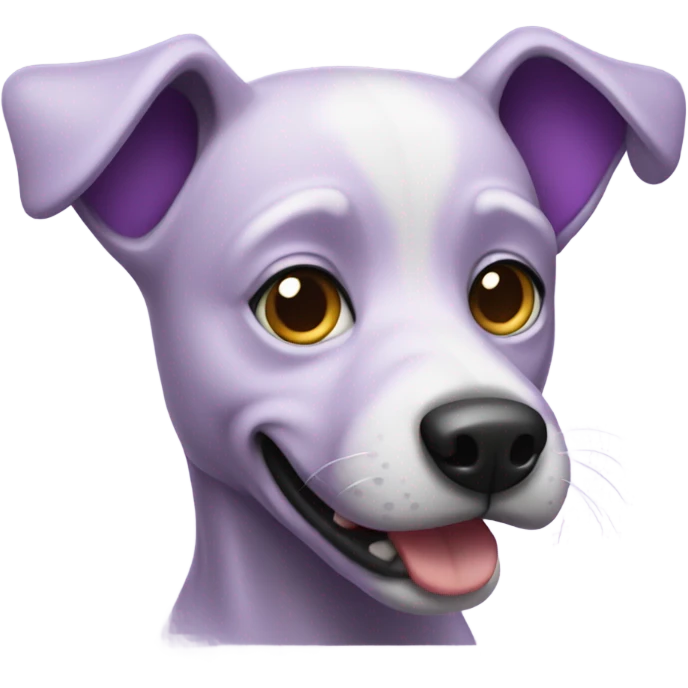 purple dog emoji
