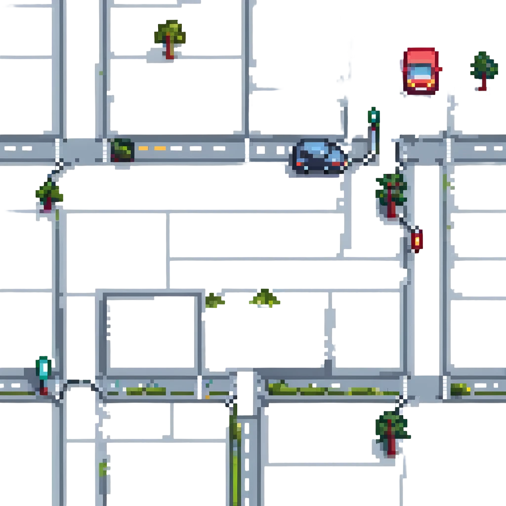 road network emoji