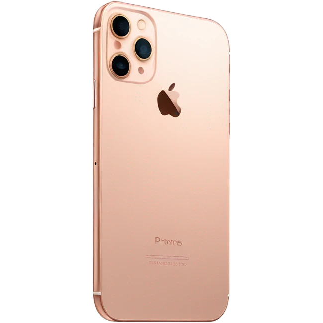 Rose gold iPhone 16 emoji