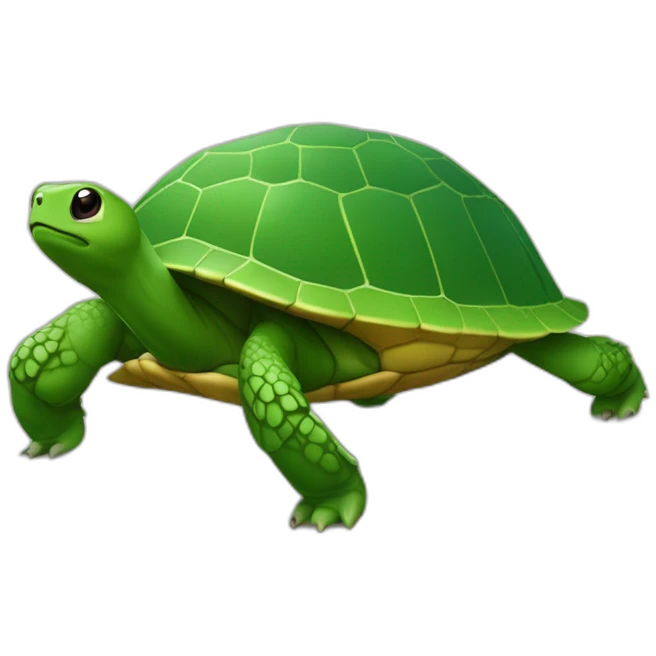 Tortue sur une fourmi emoji