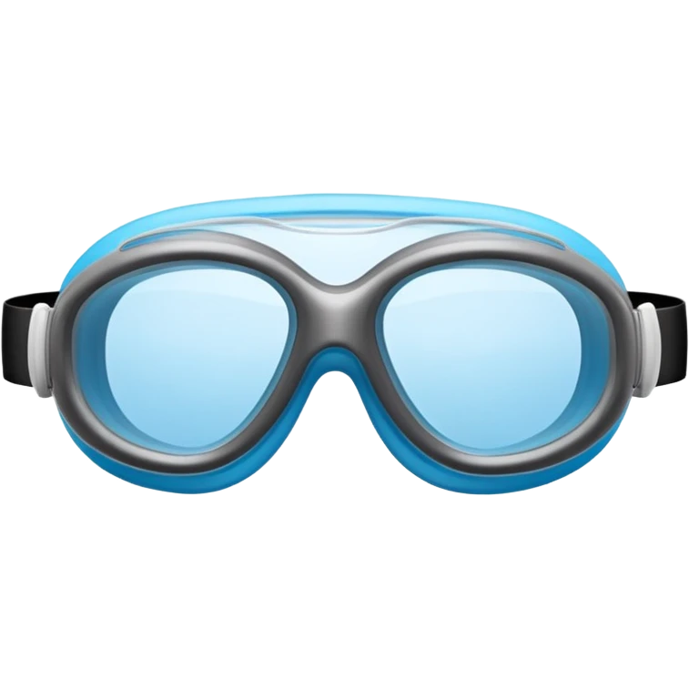 Waterproof swim goggles emoji