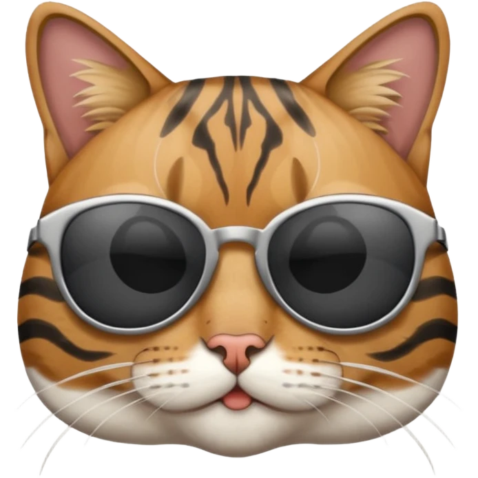Cat wearing sunglasses emoji