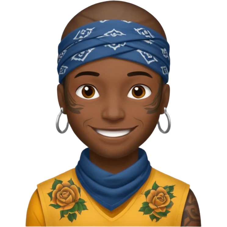 A gang member  emoji