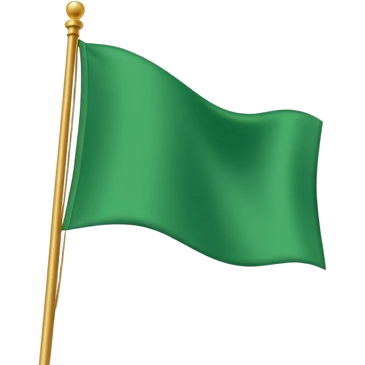 a green flag that’s says 4KT emoji