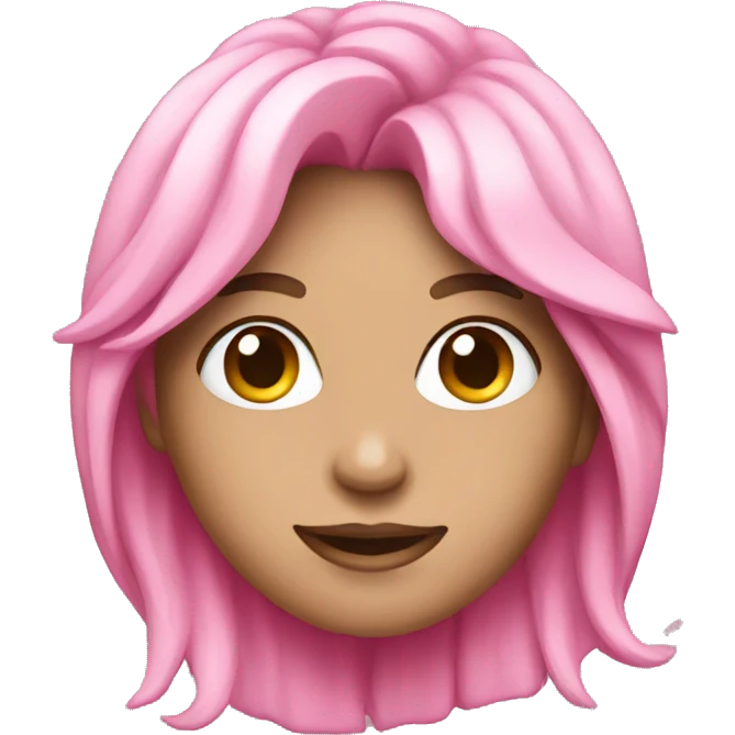 Pink  emoji