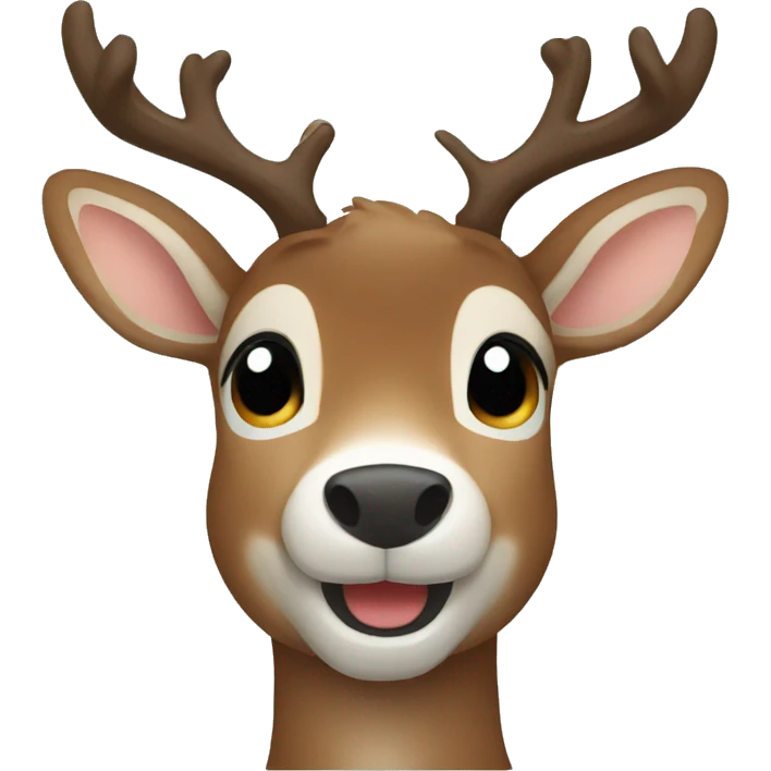 reindeer emoji