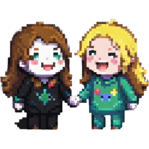 two best friends laughing together emoji