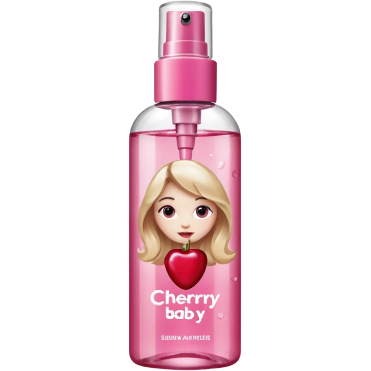 Sabrina carpenter bottle of cherry baby body mist   emoji