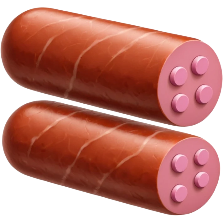 pink pills in sausage emoji