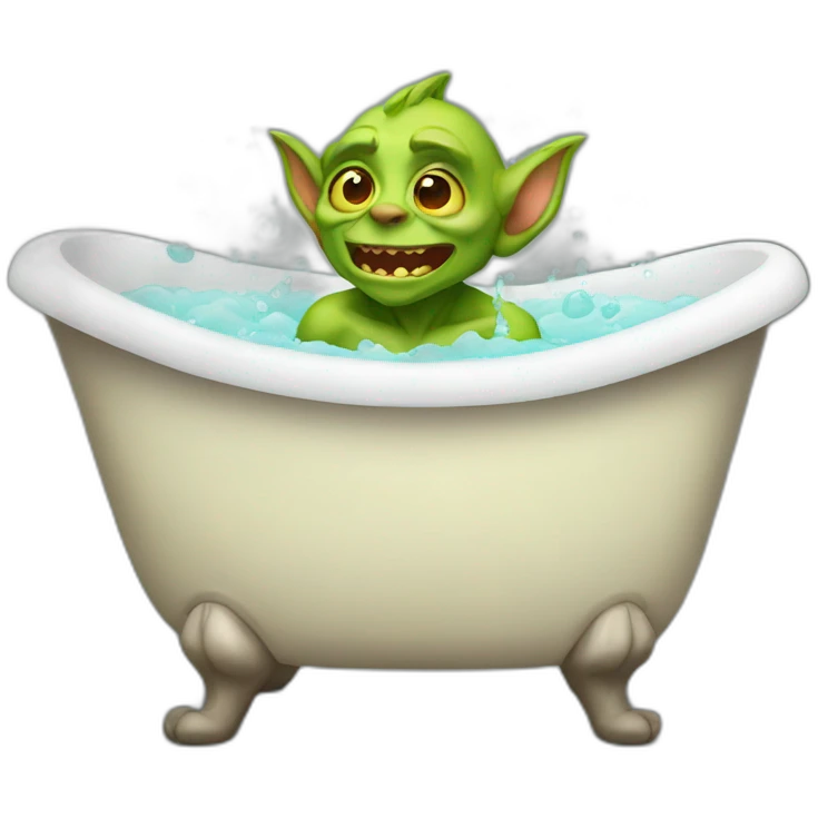 goblin bath emoji