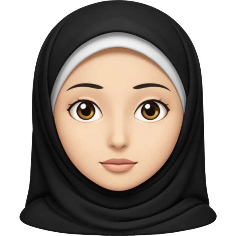 Black robber wearing hajab emoji