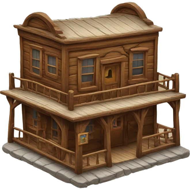 Western saloon building  emoji