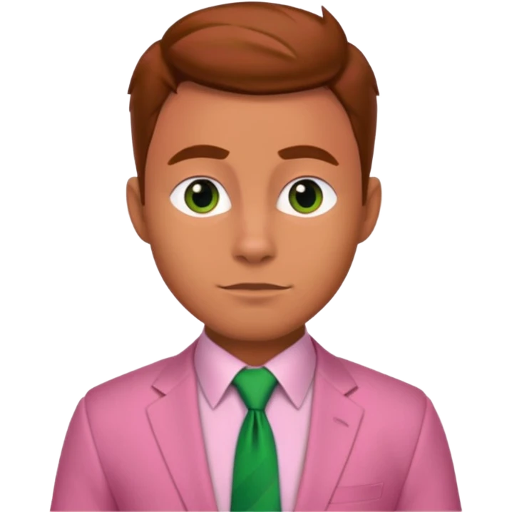 Nick Wilde (pink shirt, green tie, no suit) from the Zootopia Disney movie emoji