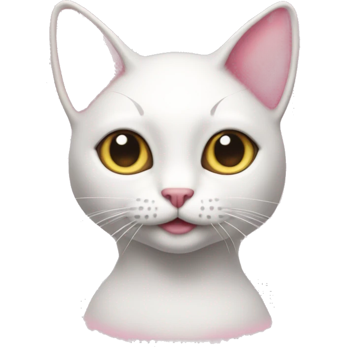 coquette pink rybon cat emoji