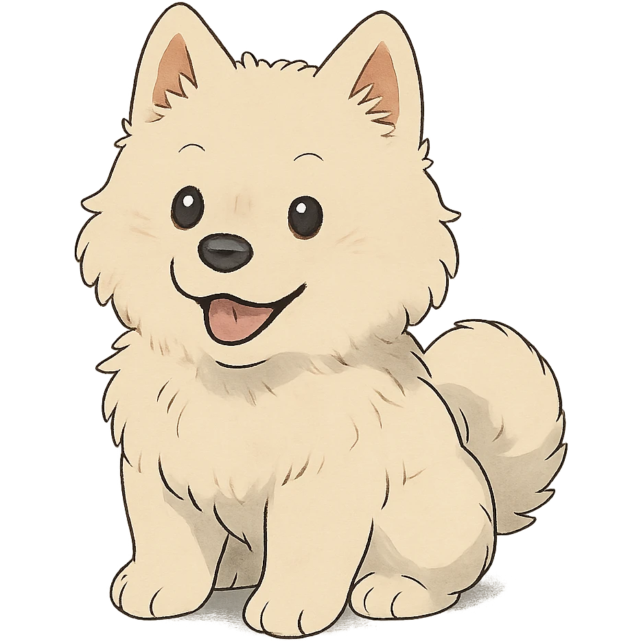 cute samoyed puppy emoji