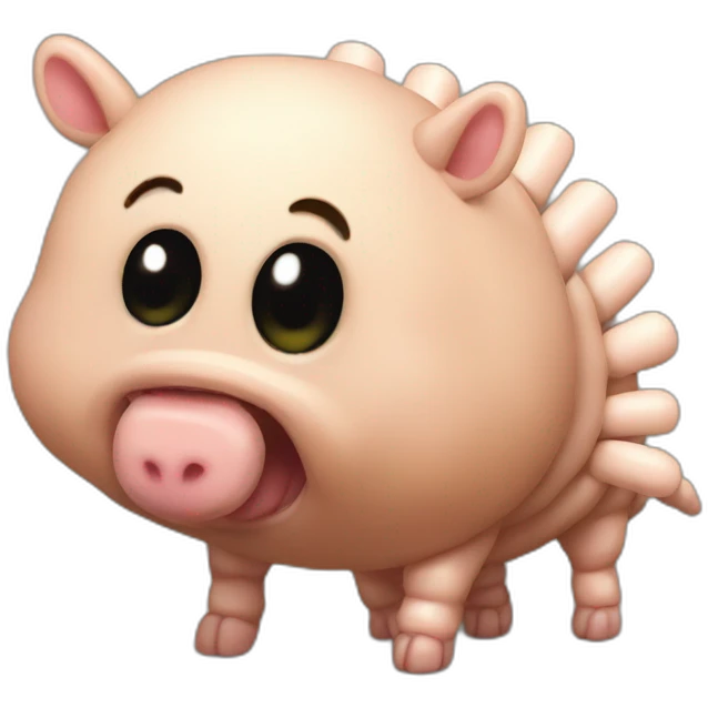 Centipede pig emoji