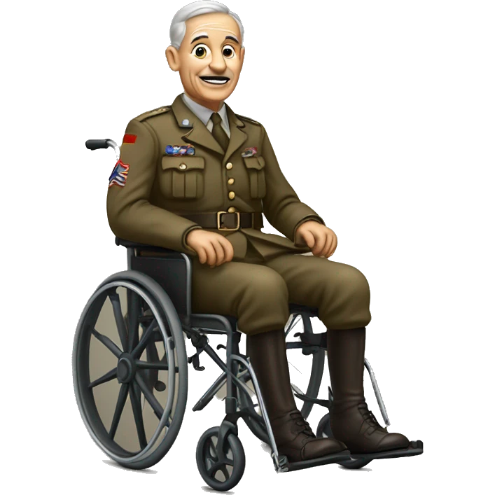 disabled ww1 veteran with amputation emoji