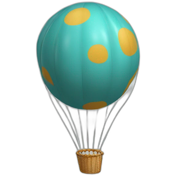 Un ballon dans un fillet emoji