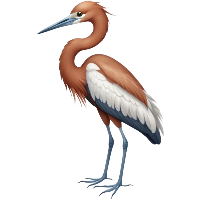 Reddish Egret emoji