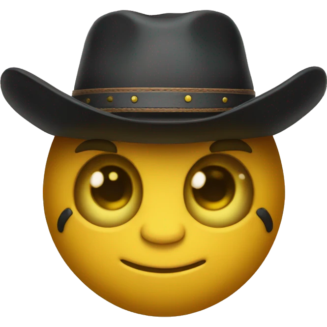 Bumble Bee wearing a cowboy hat  emoji