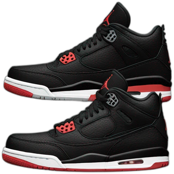 nike air jordan black emoji