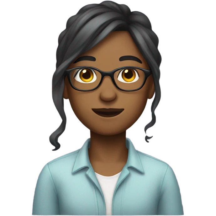 Femboy wearing glasses  emoji