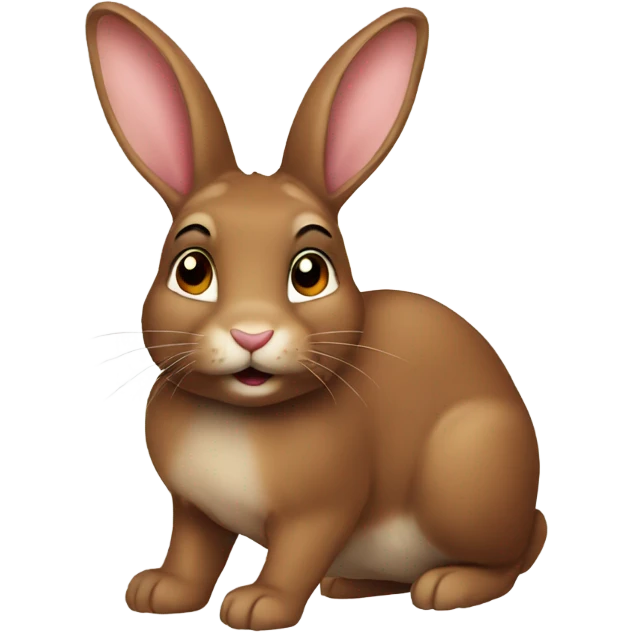 Brown bunny emoji