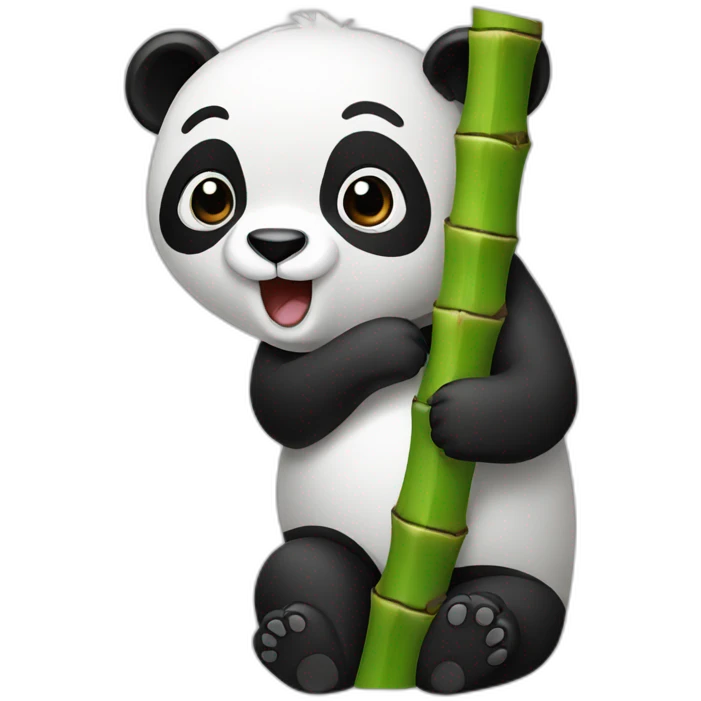 Panda bamboo emoji