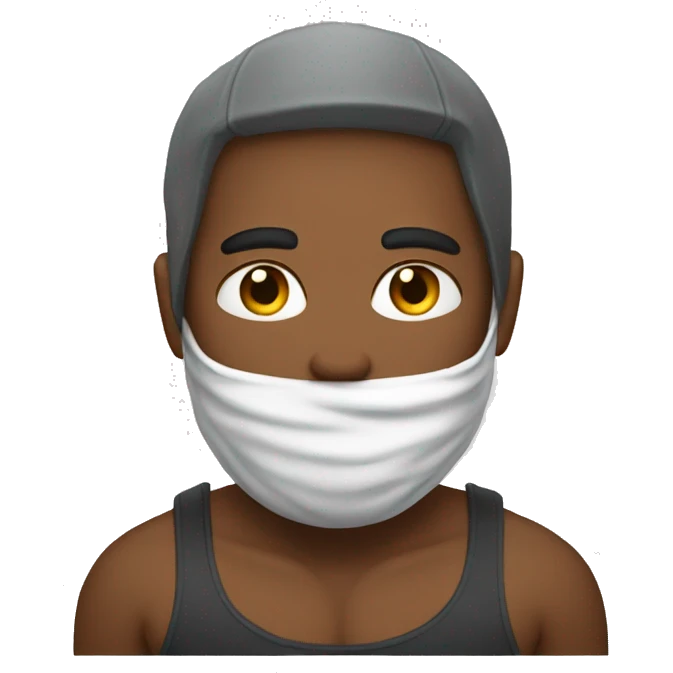 Gym guy in hodie  emoji