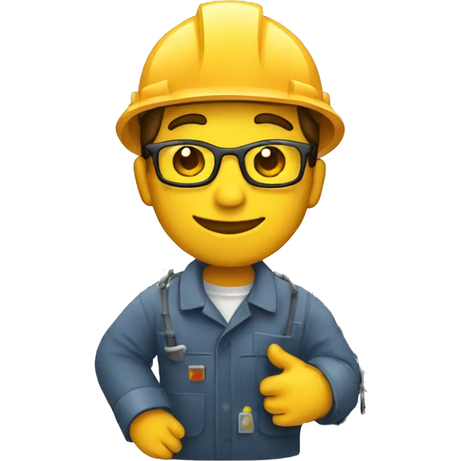 man hugging an oil rig emoji