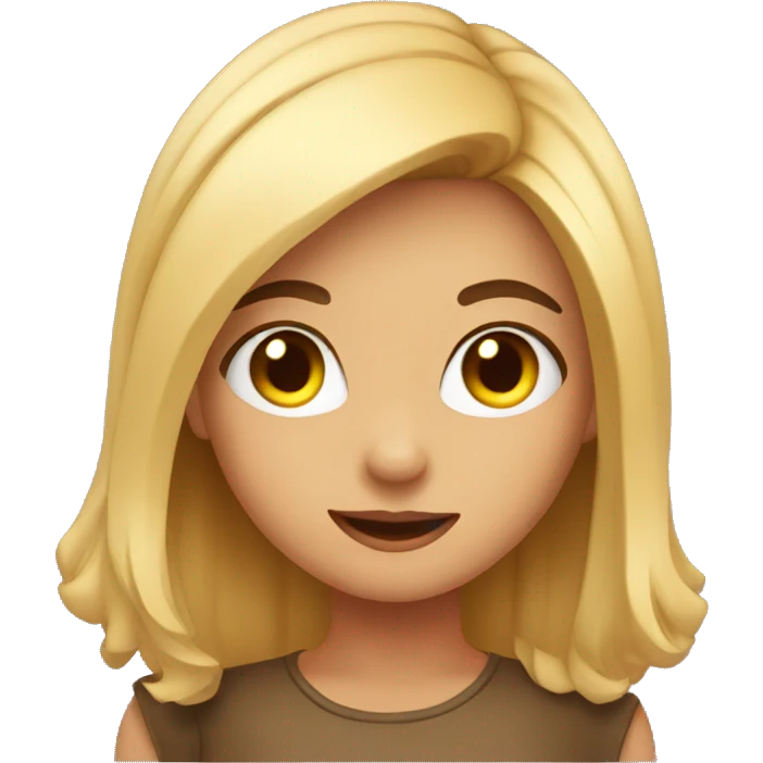 cute girl  emoji