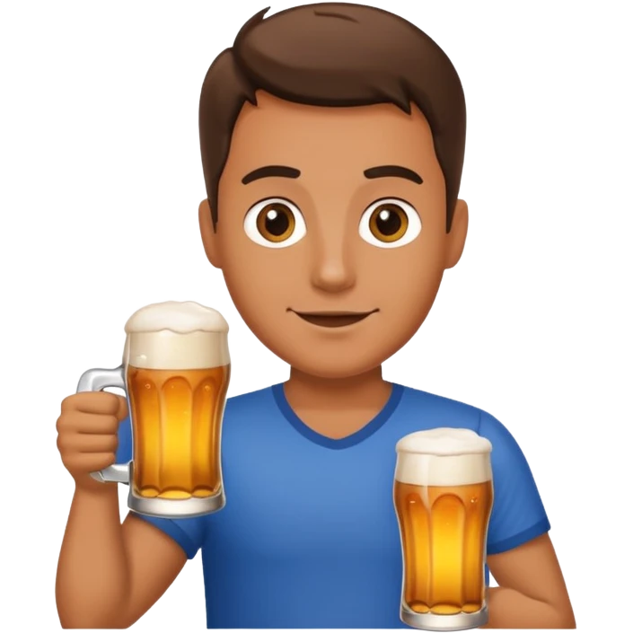 Mann mit Bier emoji