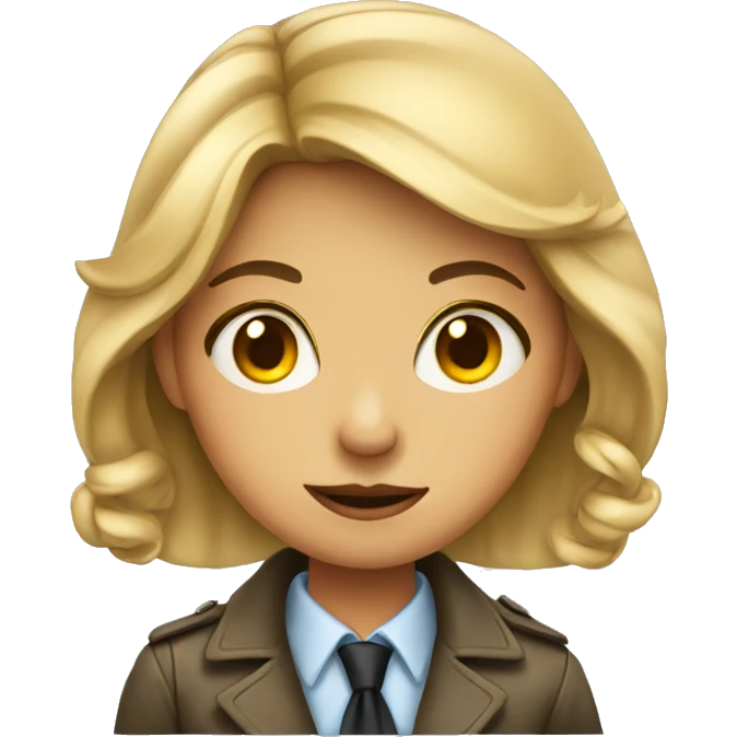 girl detective emoji