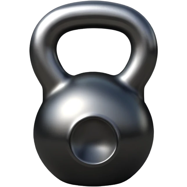 kettlebell with shine effect emoji