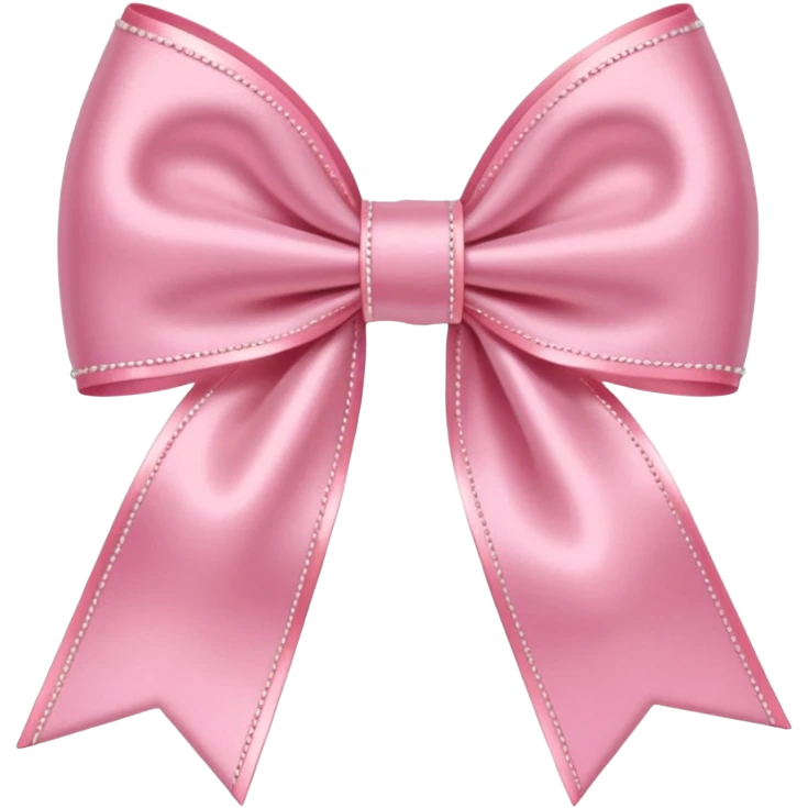 Moño rosa coquettee emoji