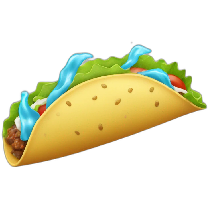 Rain tacos emoji