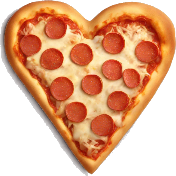 heart shape pizza emoji