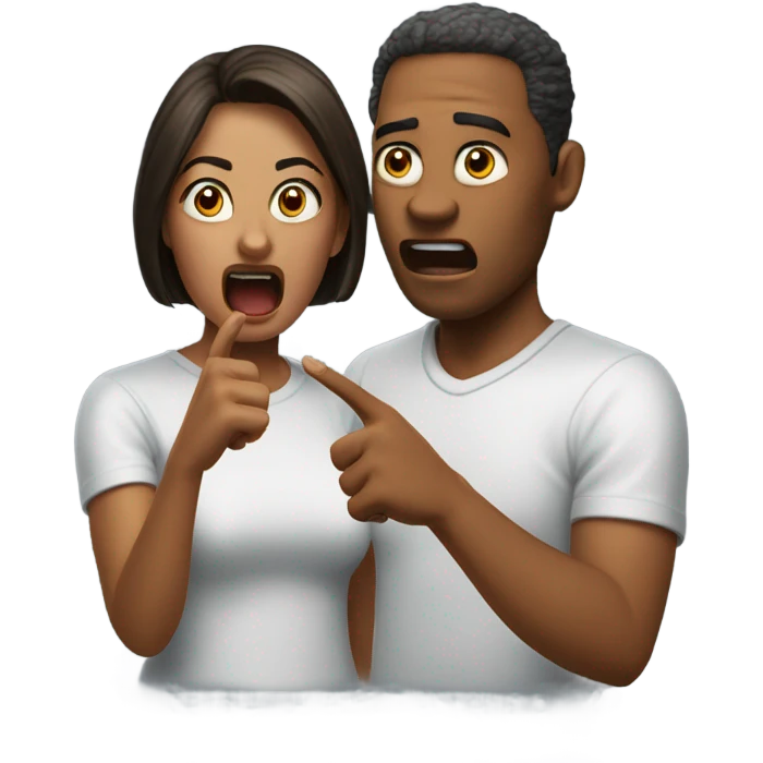 Two persons arguing  emoji