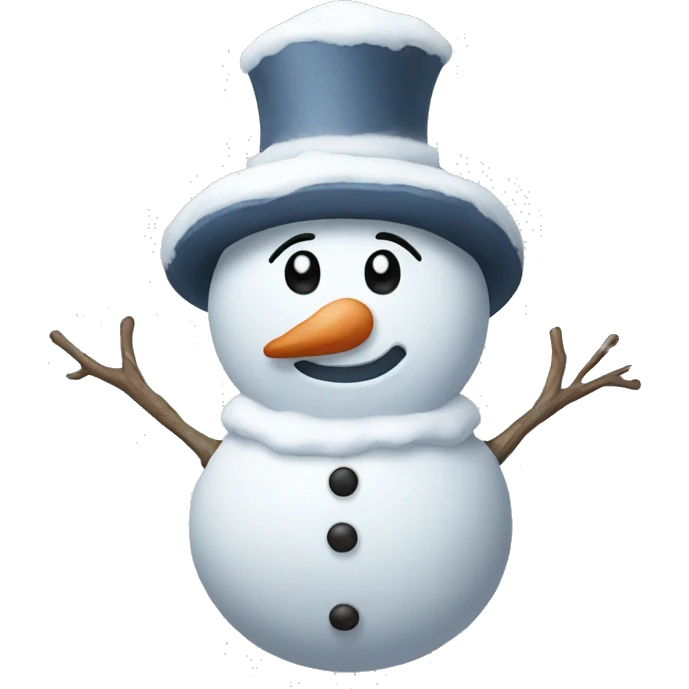 snow man emoji