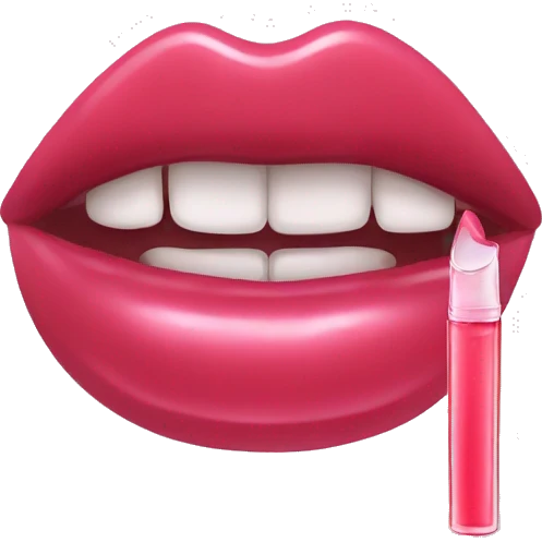 Lip gloss emoji