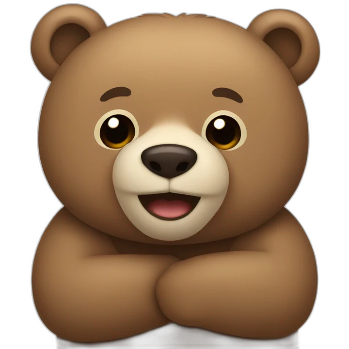 bear huggin emoji