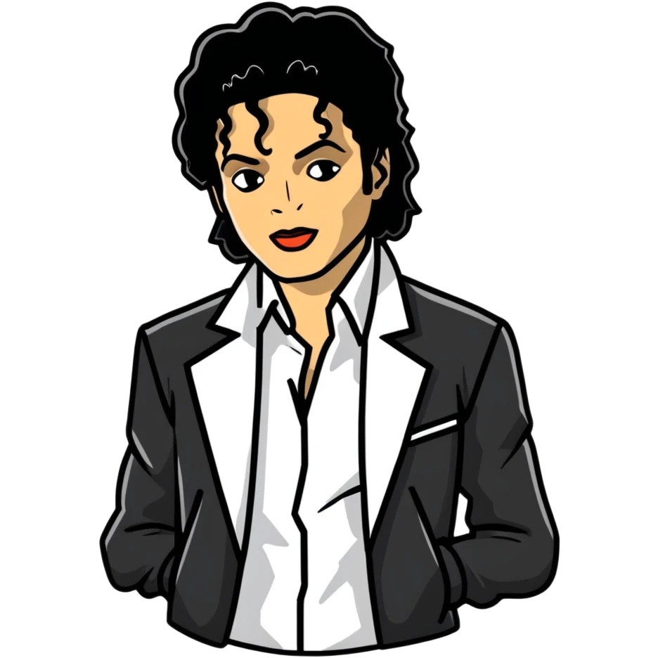 Michael Jackson famous singer emoji